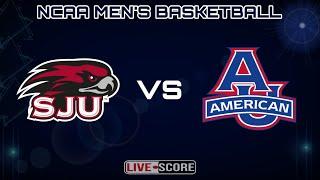 Saint Joseph's vs American University | NCAA Men's Basketball Live Scoreboard