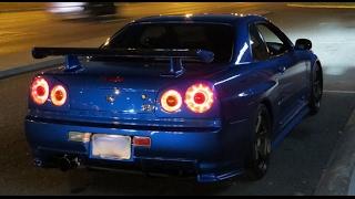  1000WHP NISSAN SKYLINE R34 TERRORISING THE STREETS!!!