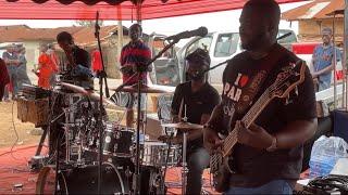 Awesome hi life Jam with the Afro band||Emma on Bass||Great soundsDr k gyasi sikyi hi life