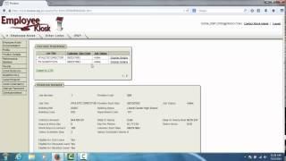 Employee Kiosk - Position Details Tutorial