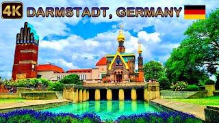 Darmstadt Germany 4k - Walking in Darmstadt - Exploring Germany’s Creative City