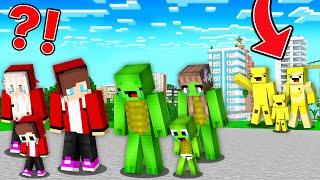 Banana Kid FAMILY KICKED  OUT JJ and Mikey FAMILY From the CITY  Minecraft!  (JJ and Mikey TV)