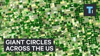 Giant circles across the US