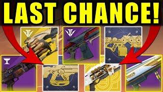 BEST Raid Loot you NEED TO GET before it's GONE! | Destiny 2