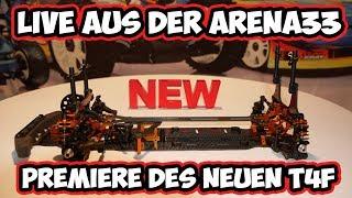 Der Shoemaker LIVE - Die Premiere des neuen Xray T4F - Live aus der Arena33