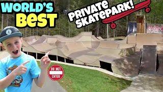 Riding The World's BEST Backyard Skatepark!