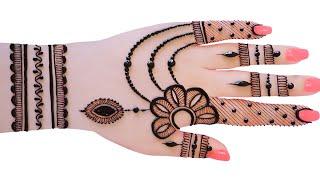 New stylish jewellery mehndi design | Back hand mehndi design | mehndi ka design | mehndi | Mehandi