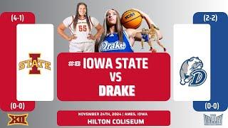 No. 8 Iowa State vs Drake | NCAA Women's Basketball | 11.24.24