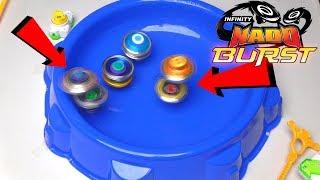 OMG INFINITY NADO CAN BURST! | Infinity nado split edition (THE INSANE BEYBLADES)