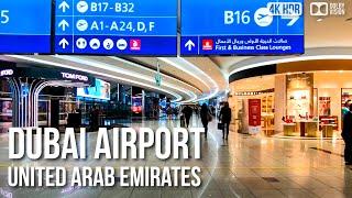 Dubai Airport (DXB), Terminal 1-3 -  United Arab Emirates [4K HDR] Walking Tour