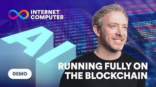 AI running fully on the blockchain – AI running on ICP