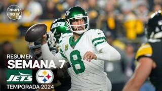 Pittsburgh Steelers vs. New York Jets | Resumen en español | NFL Semana 7 - Highlights 2024