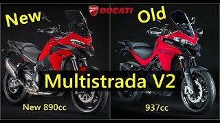 Comparison 2025 vs 2024 Multistrada V2 |All changes |TM