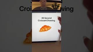 30 second croissant #art #draw #artist #drawing