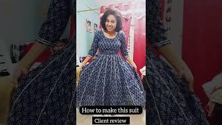 Client Reviews // Anarkali suit Cutting and Stitching // Designer Suit #nehayadav