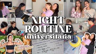 NIGHT ROUTINE UNIVERSITARIA// conciliare studio, sport