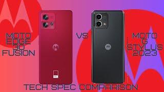 Motorola Edge 30 Fusion vs Motorola G Stylus 5G (2023) COMPARISON