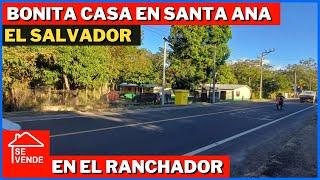 SE VENDE BONITA  CASA A ORILLA CARRETERA EN SANTA ANA EL SALVADOR