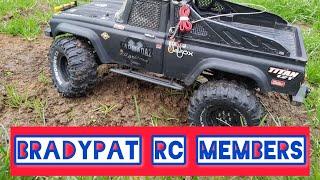 Variety of RC vehicles: Bradypat RC members collection