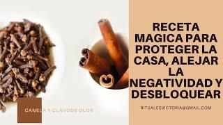 RECETA MÁGICA PARA PROTEGER LA CASA, ALEJAR LA #negatividad Y #desbloquear