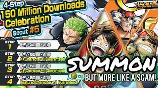 EGGHEAD ZORO & LUFFY Featured Banner, BUT… 150 Mil. Dloads #5 SUMMON | One Piece Bounty Rush (OPBR)