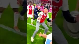 Erik Ten Hag Dancing With Lisandro Martinez  #Shorts