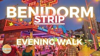 Benidorm - Evening walk around the Party Strip