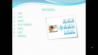 Tipos de Archivo Multimedia