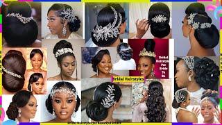 Cute Bridal Hairstyles for Black Women| Wedding Hairstyles 2025| Protective Natural Bridal Hairstyle