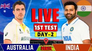 India vs Australia, 1st Test, Day 2 | IND vs AUS Live Match | Live Cricket Match Today | IND Batting