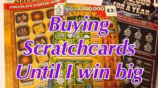 Buying Scratchcards until I Win BIG