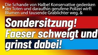 Berlin: Sondersitzung.  Nancy schweigt. & Skandal: Konservative ehren Gefallene, Behörden in Panik.