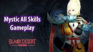 Black Desert Online - Mystic All Skills vs Combo Gameplay Show