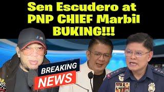 Sen Escudero at PNP CHIEF Marbil  BUKING!!!