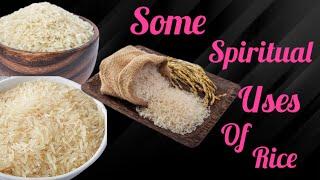 SOME SPIRITUAL USES OF RICE. #spiritual #natural #spiritualilty