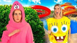 SPONGEBOB VERSTOPPERTJE IN HET TIKIBAD!️