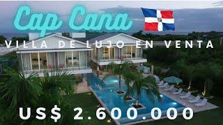 Villa de lujo en venta en Cap Cana (Punta Cana), Republica Dominicana. www.rentahousepuntacana.com