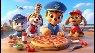 Paw Patrol Ultimate Rescue | Paw Patrol Making Pizza?! | Very Funny Story | Rainbow 3