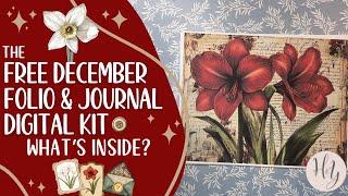 Free Folio and Journal Kit | Part I - Let's See What's Inside...40 Pages of Fun Inside