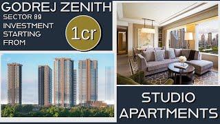 Investment opportunity in Studio Apartments | Godrej Zenith Sector 89 | ️9911977757