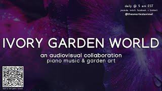 acoustic piano visualizer  || Ivory Garden World ||