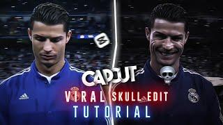 Viral Skull Emoji Edit tutorial..capcut..!!