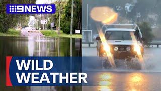 Record amount of rain lashes parts of Queensland | 9 News Australia