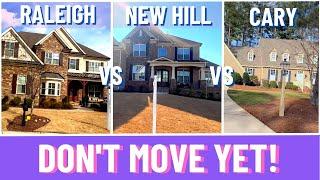 Luxury Neighborhoods In Raleigh vs Cary vs New Hill NC