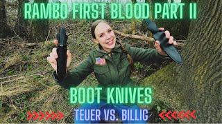 RAMBO BOOT KNIVES - Der Vergleich - TEUER VS. BILLIG !!