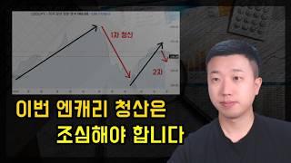 이번 엔캐리 청산은 진짜 조심해야 합니다