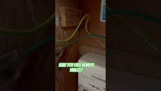 OH MY GOODNESS! #electricalwork #electrician #diy #earth #bond #shocking