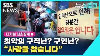 [뉴스토리] 최악의 구직난? 구인난? “사람을 찾습니다” / SBS