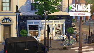 Parisian Bistro • Cozy Bistro Kit • The Sims 4 • No CC | Speed Build