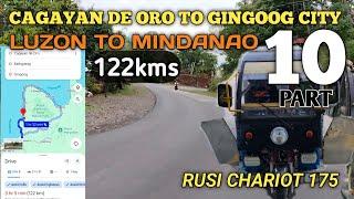 LUZON TO MINDANAO PART 10| CAGAYAN DE ORO TO GINGOOG CITY | 122KMS #viralvideo